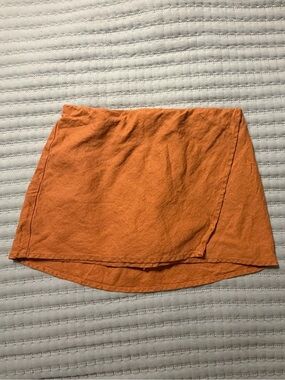 Orange Women’s mini skort XS